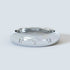 Round Lab-Grown Diamond Flush Eternity Ring in White Gold Front View